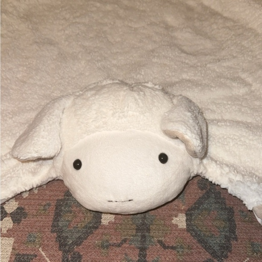 Pottery Barn Kids Lamb Critter Plush Play Mat 26” x 34” - Picture 3 of 7